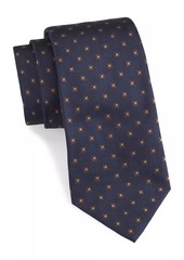 Isaia Printed Silk Tie