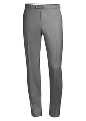 Isaia Solid Wool Trousers