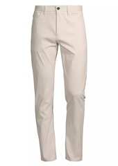 Isaia Stone Five-Pocket Trousers