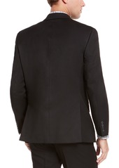 Izod Men's Classic-Fit Suit Jackets - Charcoal Sharkskin