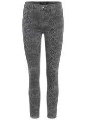 J Brand 835 cropped mid-rise skinny jeans