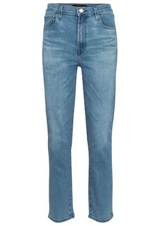 Alma high-rise straight jeans