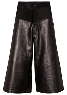 J Brand Evie leather culottes