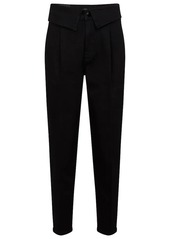 J Brand Fold Over high-rise straight jeans