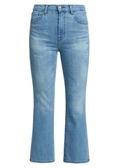 J Brand Franky High-Rise Cropped Bootcut Jeans