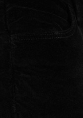 J Brand - Maria cotton-blend velvet skinny pants - Black - 23
