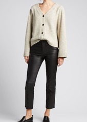 J Brand Adele Leather Ankle Jeans