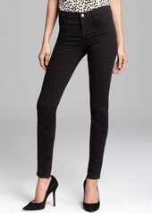 J Brand Jeans - Luxe Sateen 485 Super Skinny in Black