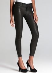 J Brand Pants - Leather Super Skinny in Noir