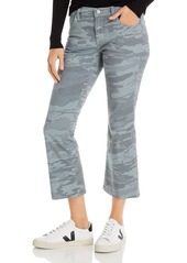 J Brand Selena Mid-Rise Crop Bootcut Jeans in Light Dakota Snow Camo - 100% Exclusive