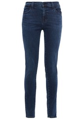 J Brand Woman Maria High-rise Skinny Jeans Dark Denim