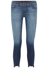 J Brand Woman Low-rise Skinny Jeans Mid Denim