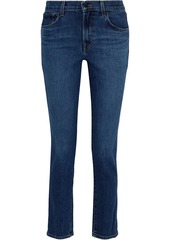 J Brand Woman Ruby 30 High-rise Slim-leg Jeans Blue