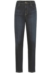 J Brand Mia high-rise tapered jeans