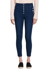 J Brand Natasha Sky High-Rise Crop Skinny Jeans