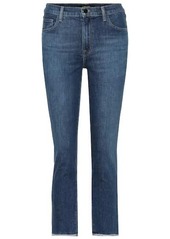 J Brand Ruby cropped high-rise jeans