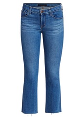 J Brand Selena Mid-Rise Crop Bootcut Jeans
