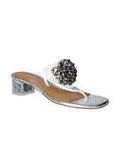 J. Renee Fenella Sandal in Clear/Silver/Pewter at Nordstrom
