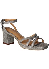 J. Renee Klarson Womens Metallic Ankle Strap Heels