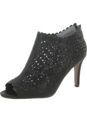 J. Renee Radita Womens Satin Embellished Booties