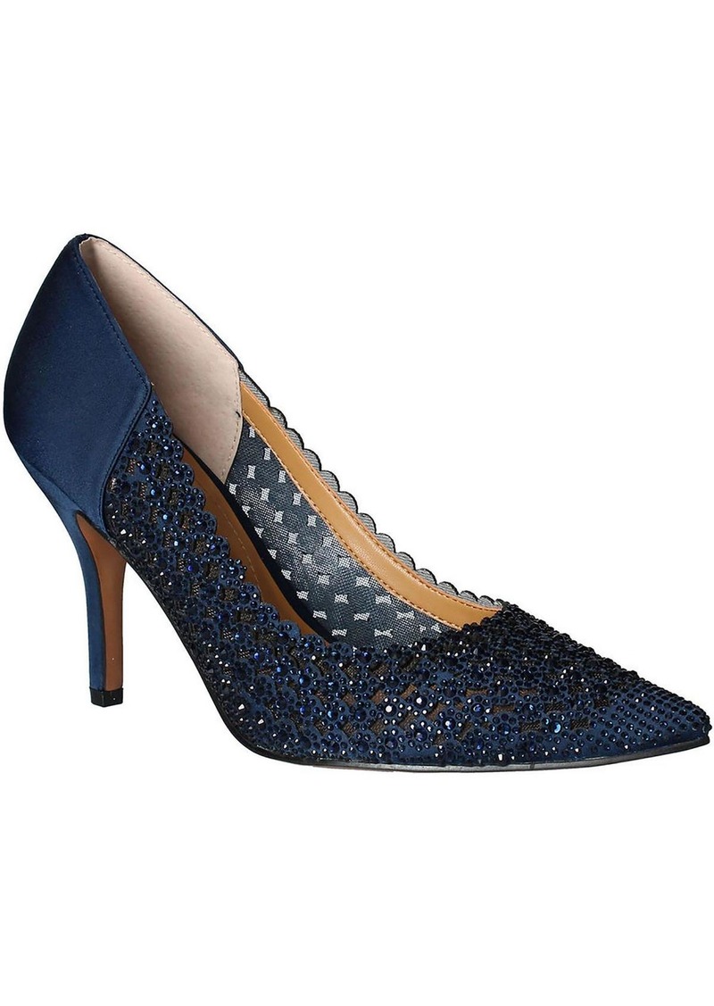 J. Renee Sesily Womens Pointed Toe Embellished Pumps