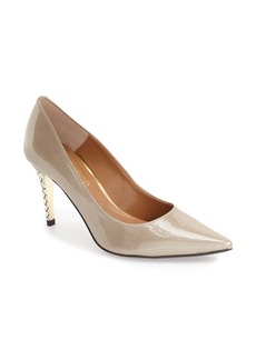 J. Renee Maressa Pointed Toe Pump in Taupe Faux Patent at Nordstrom