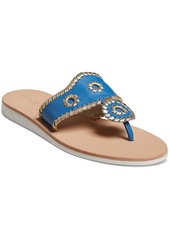 Jack Rogers Boating Womens Leather Sandals Flip-Flops