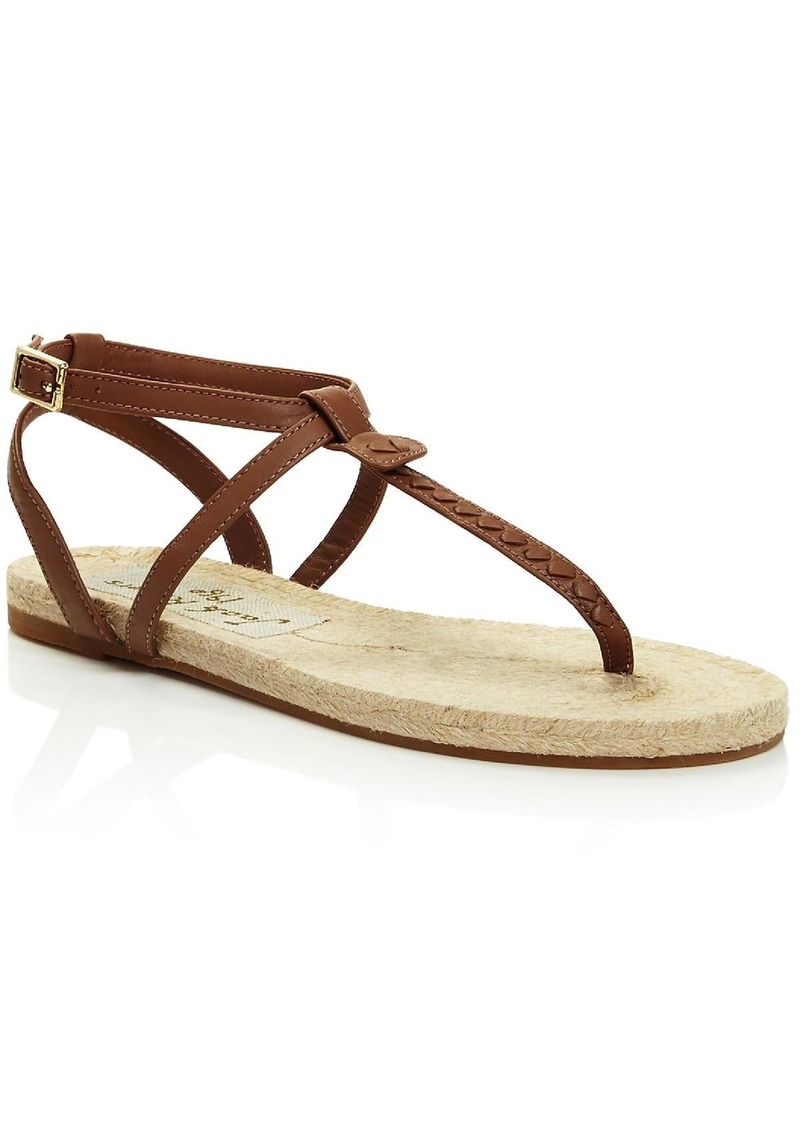 Jack Rogers Evie Womens Leather Ankle Strap Espadrilles