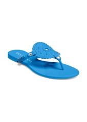 Jack Rogers Georgica Jelly Flip Flop in Azure/Azure at Nordstrom Rack