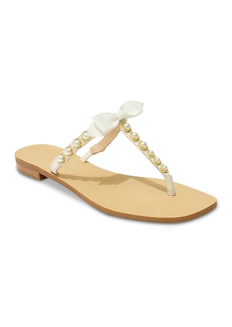 Jack Rogers Women's Sandpiper Bow Thong Sandals