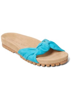 Jack Rogers Phoebe Knotted Comfort Womens Suede Slip-On Slide Sandals