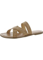 Jack Rogers Sara Stitch Womens Criss-Cross Front Slip-On Slide Sandals