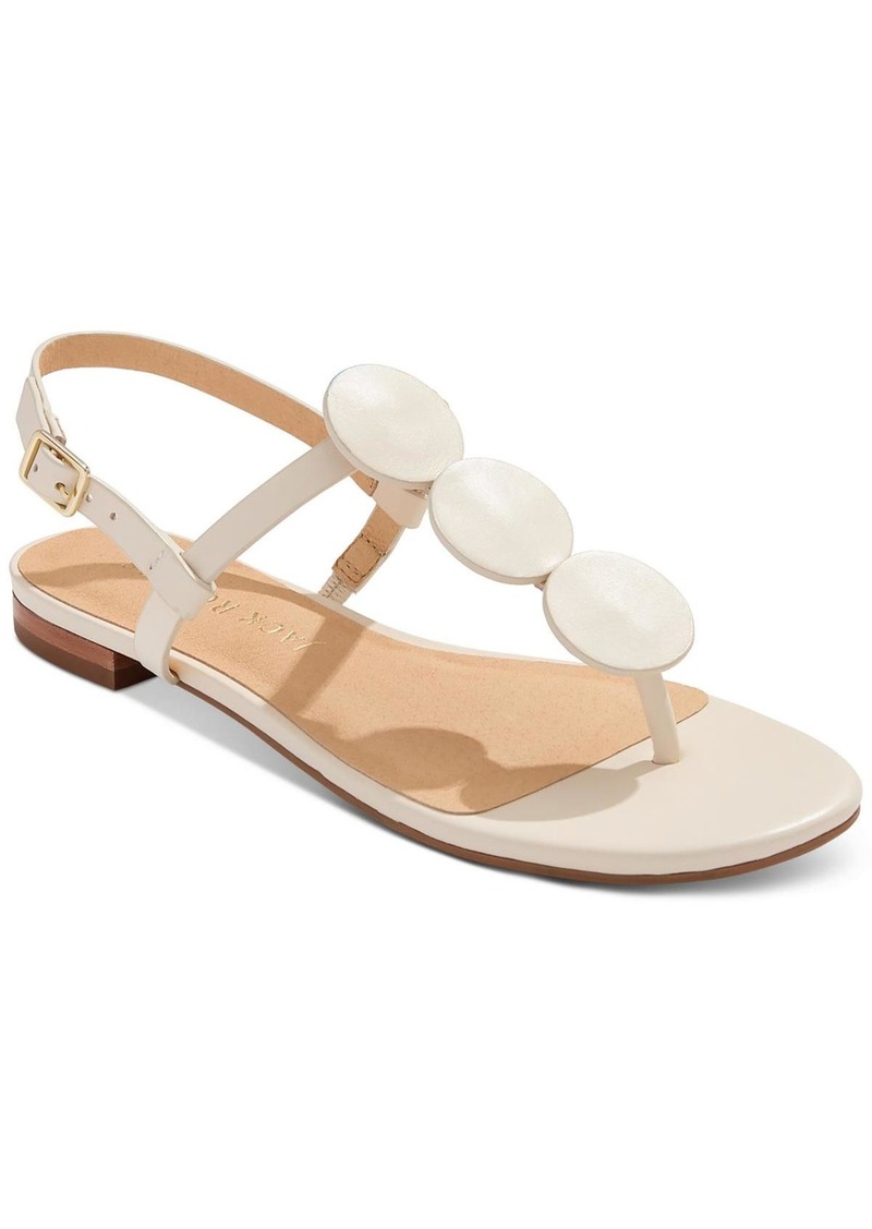 Jack Rogers WORTH FLAT Womens Leather Open Toe Flatform Sandals