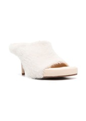 Jacquemus 100mm knitted square-toe mules