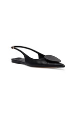 Jacquemus 10mm Duelo P Leather Slingback Flats