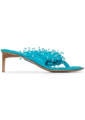 Jacquemus bead-embellished 70mm heeled sandals