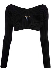 Jacquemus La Maille Pralu cropped cardigan