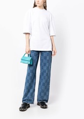 Jacquemus contrasting-stitch cotton T-shirt