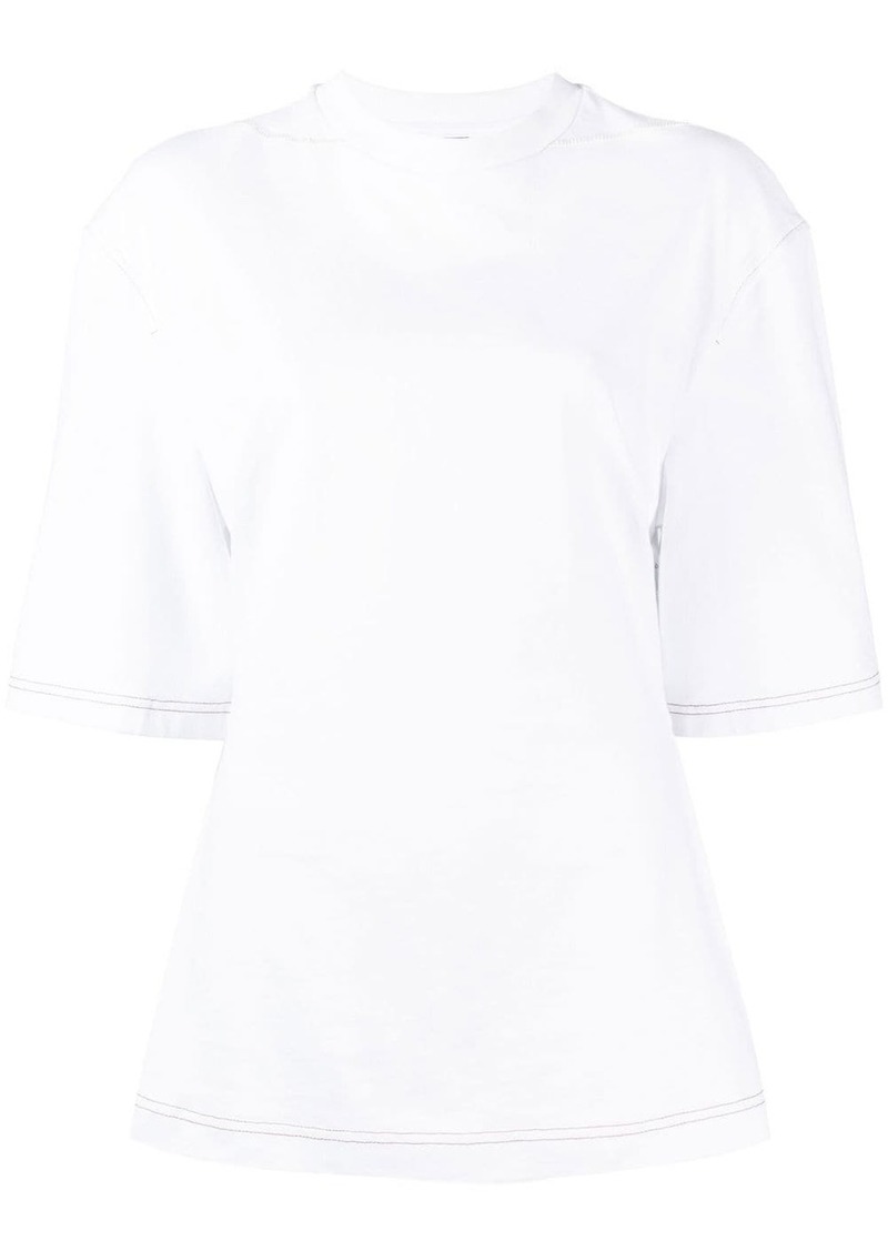 Jacquemus contrasting-stitch cotton T-shirt