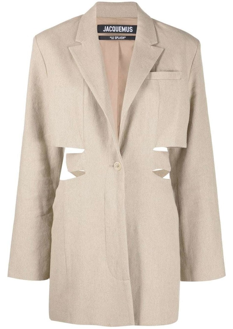 Jacquemus Bari cut-out blazer dress