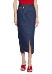 Jacquemus De-Nîmes Denim Midi-Skirt