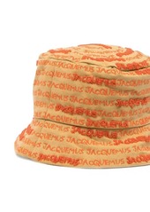 Jacquemus embroidered-logo bucket hat