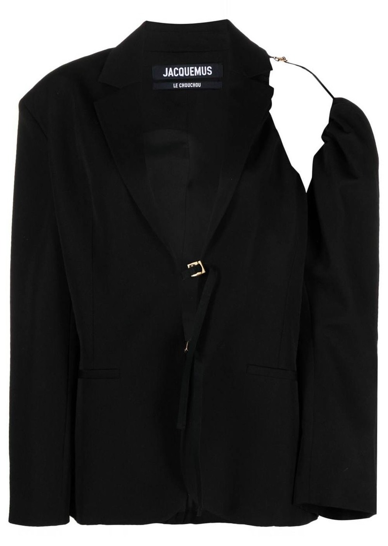 Jacquemus Galliga cut-out virgin wool blazer