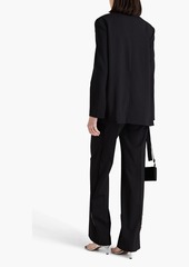 JACQUEMUS - Baccala asymmetric knotted wool-blend blazer - Black - FR 34