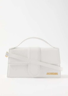 Jacquemus - Bambino Large Leather Shoulder Bag - Womens - White