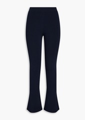 JACQUEMUS - Baunhila ribbed-knit flared pants - Neutral - FR 32