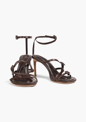 JACQUEMUS - Camargue buckled leather sandals - Brown - EU 36