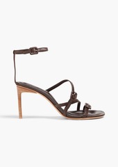 JACQUEMUS - Camargue buckled leather sandals - Brown - EU 36