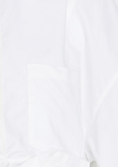 JACQUEMUS - Capri cropped cotton-poplin shirt - White - FR 32