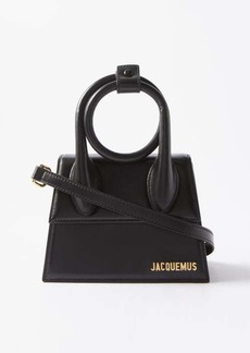 Jacquemus - Chiquito Noeud Mini Leather Bag - Womens - Black